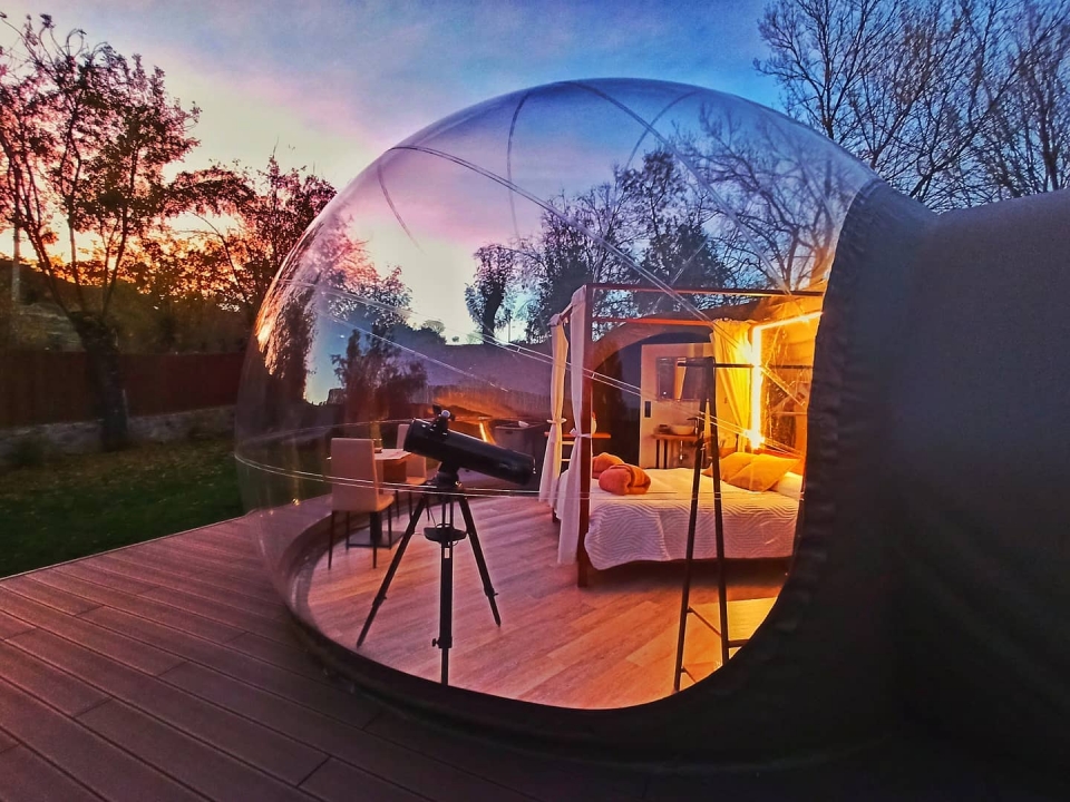  Interior view of the bubble 
