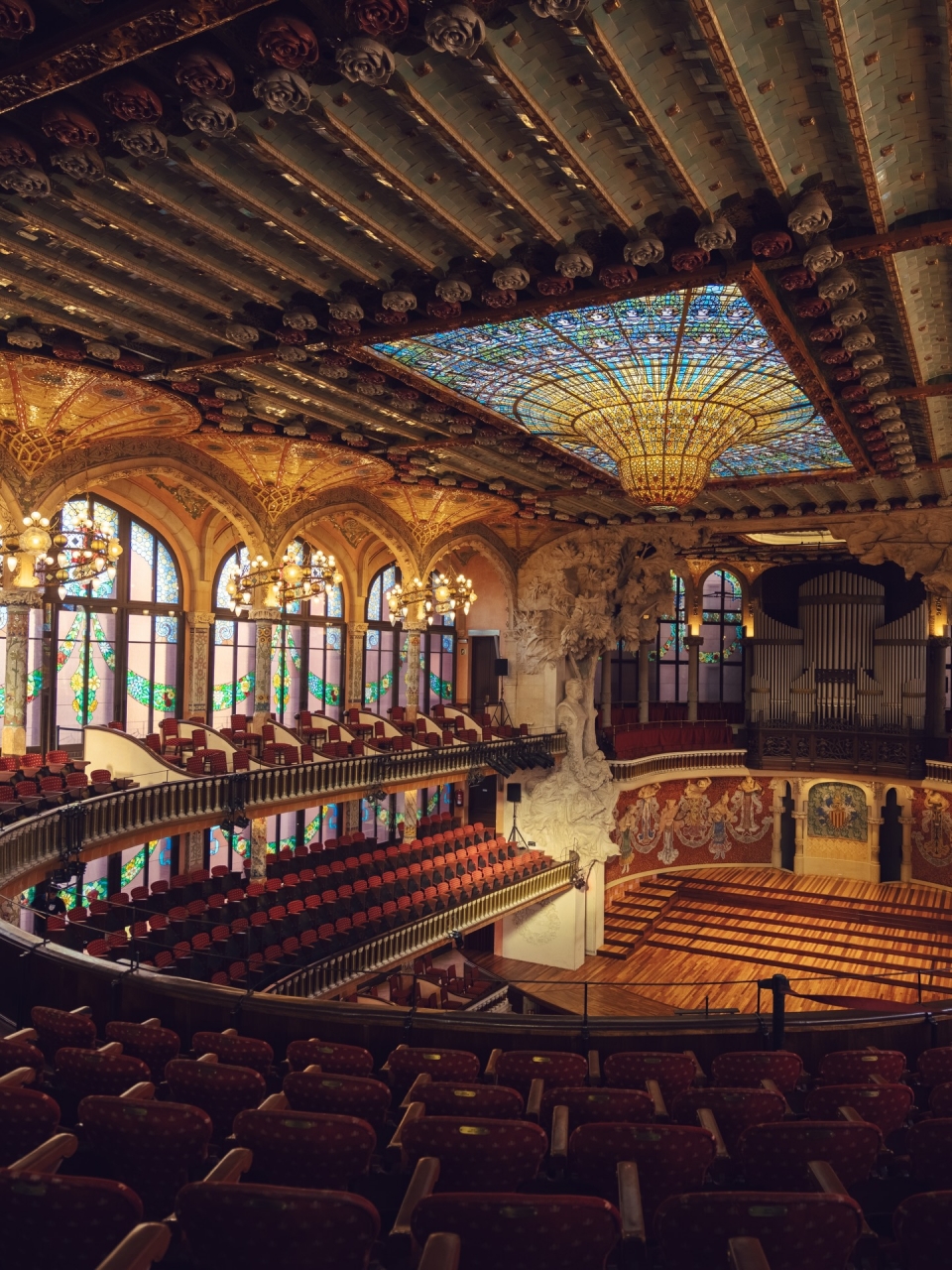  Visite o Palau de la Musica Catalana