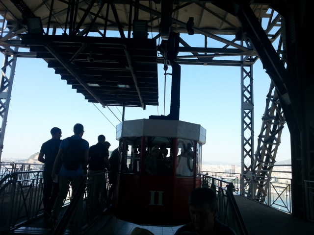  Subir no teleférico