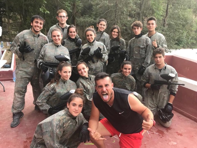  Paintball game 