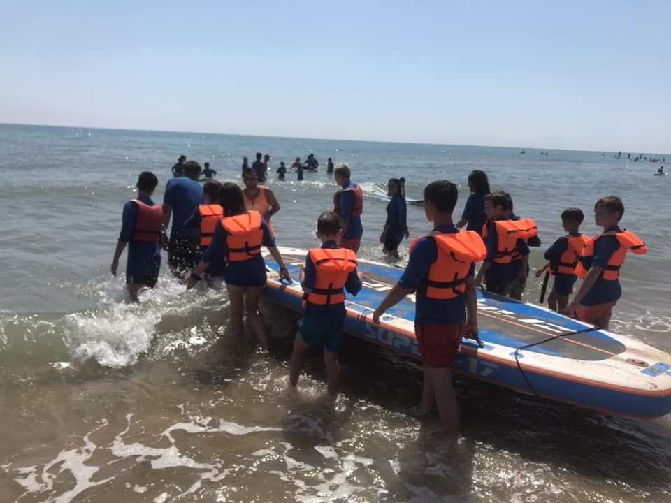  Big SUP on the beach 