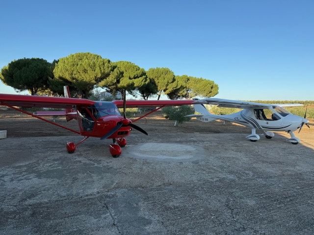 paseo en ultraligero por Bailén