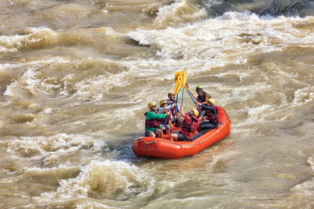 Rafting en el rio Esera