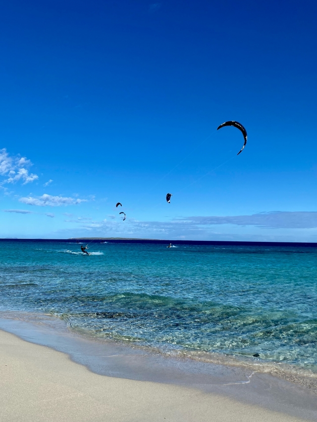  Kitesurf sur la plage d'Illetes 