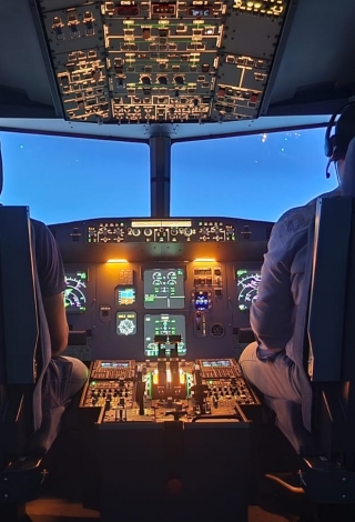 Simulacion de vuelo en pareja