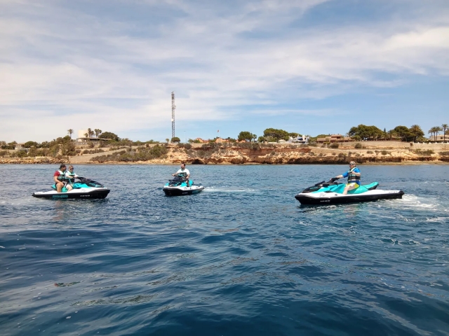 Itinéraire de jet ski à Tabarca 