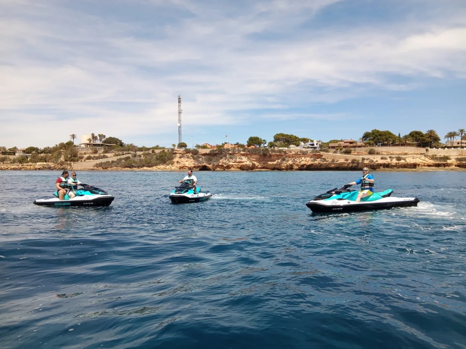 Itinéraire de jet ski à Tabarca 
