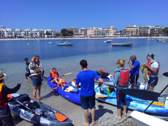 Alquiler de kayak doble en Alcúdia, 2 horas