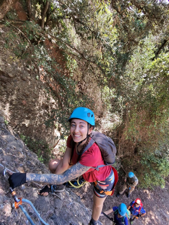Ferrata y barranco seco Torrent del Rajant