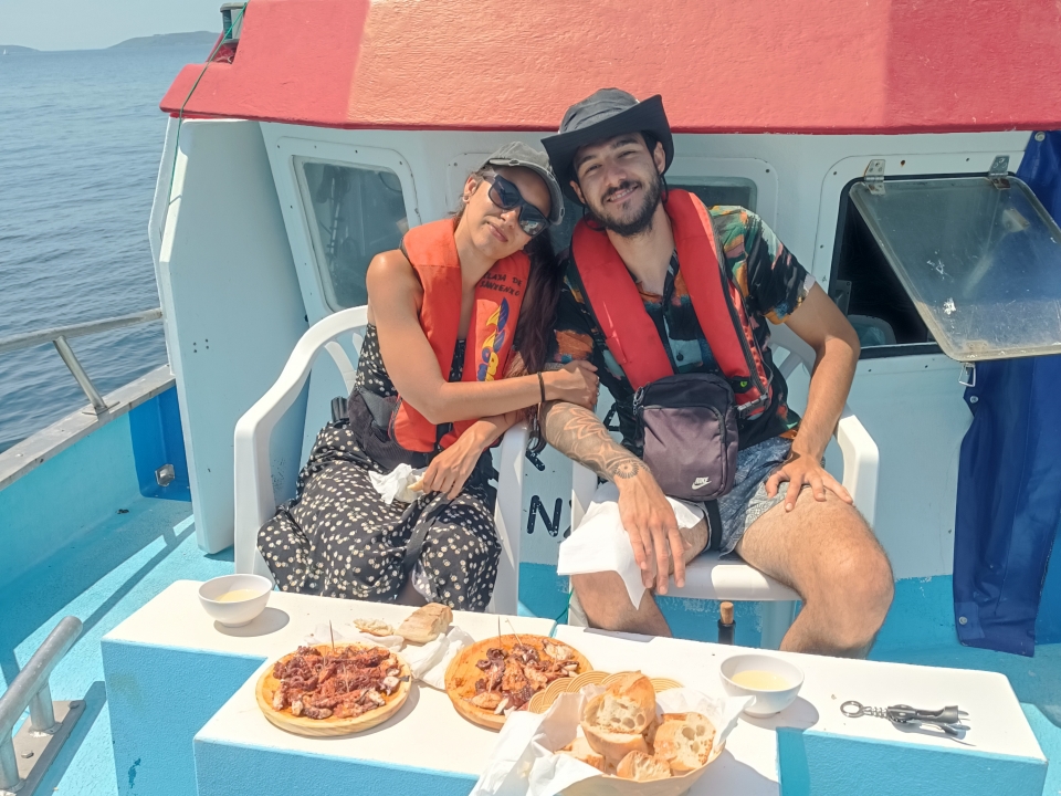 Pesca e alimentação a bordo 