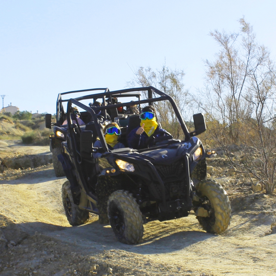 Pilota un buggy por la Vega Baja