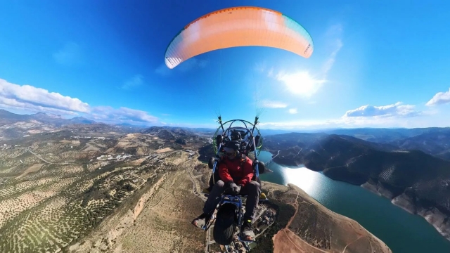 Vuelo en paratrike en Máaga