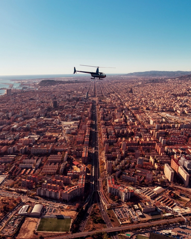 Tour in elicottero BCN +video+foto Ray-Ban Meta 12'