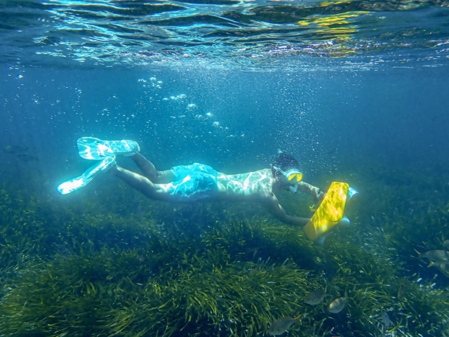 Snorkel propulsado en Cabo de Palos