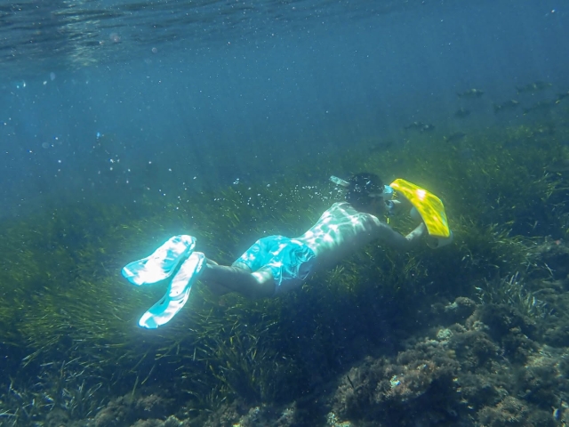 Snorkel a motor en Cabo de Palos