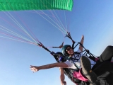 Paragliding flight over Castillo de la Estrella, 20'
