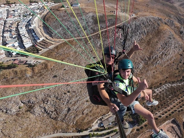 Paragliding tandem Malaga