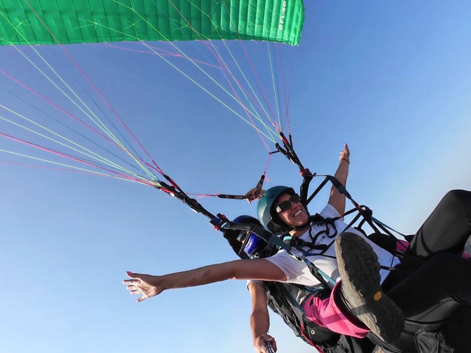 Volar en parapente Malaga
