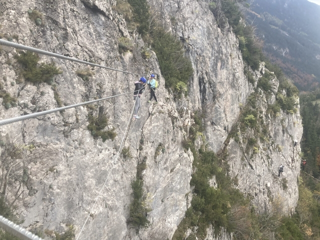 Via ferrata em Huesca 