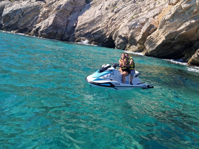 Ruta en jet ski a Playa de la Barceloneta 2h