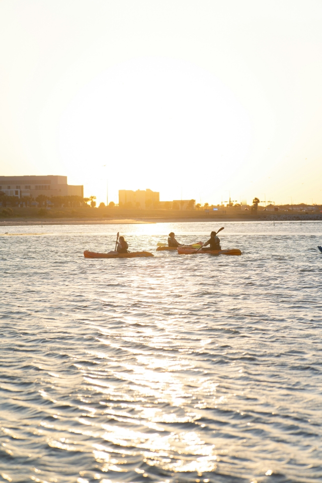 Get on a kayak and get to know the coast of Castelldefels 