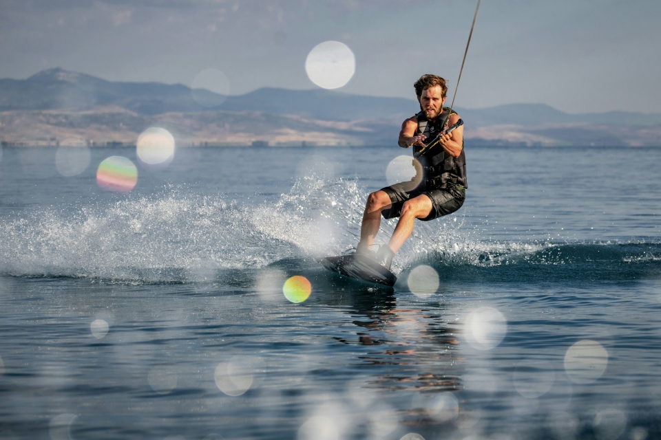 Wakeboard session in Castelldefels 
