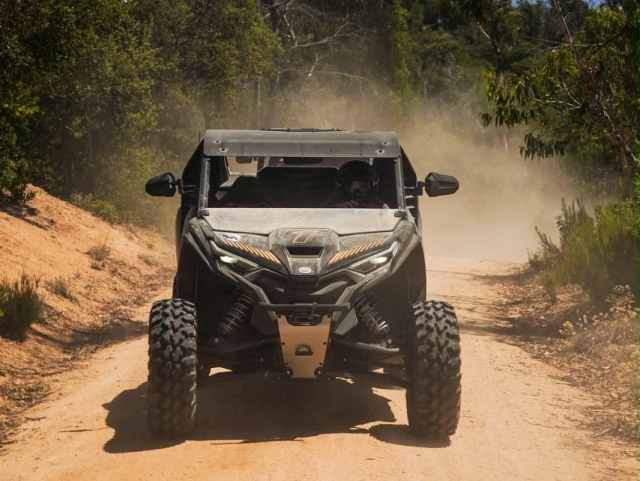 Buggy traveling the trails of Girona 