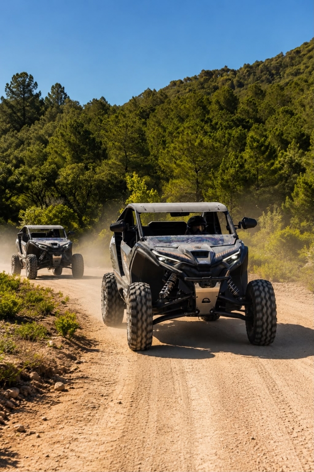  Buggies on off-road trails