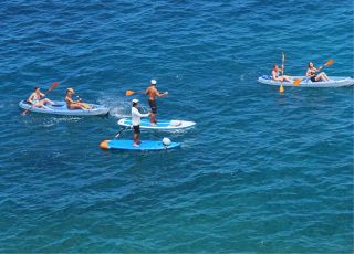 Rota de paddle surf + snorkel de Playa La Caleta 90'