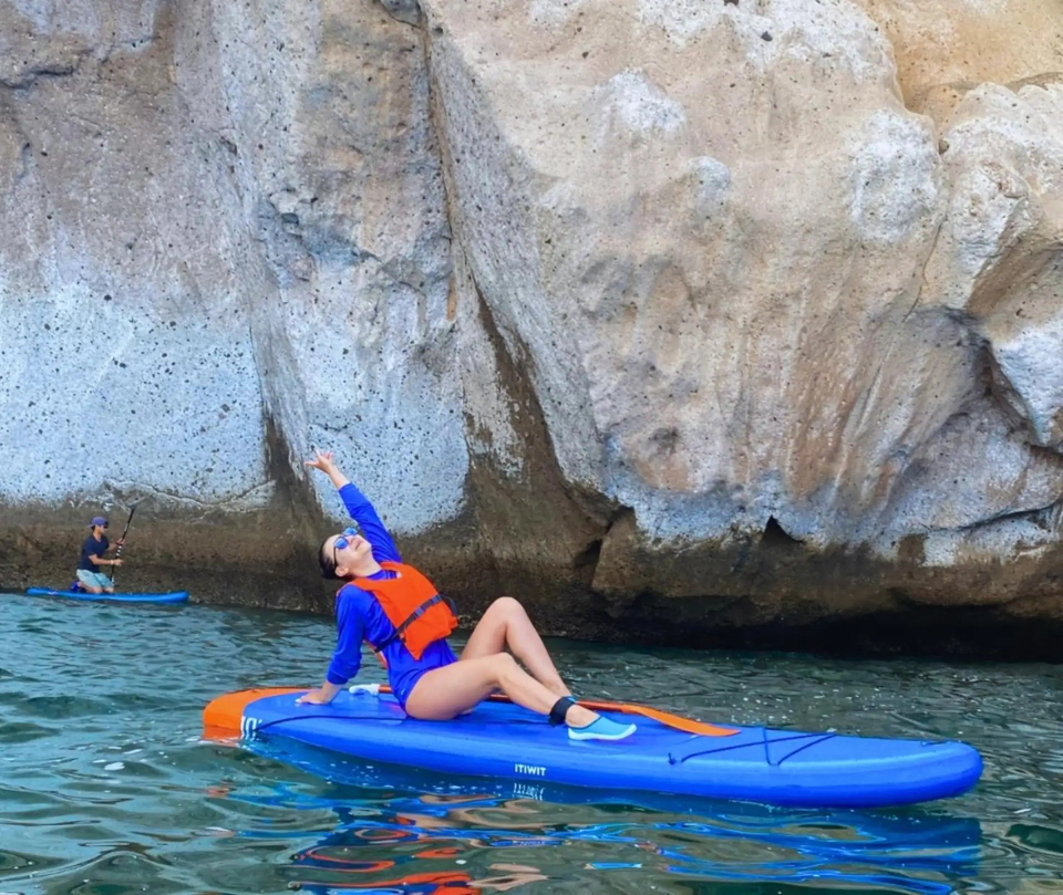 Rota de paddle surf em La Caleta 