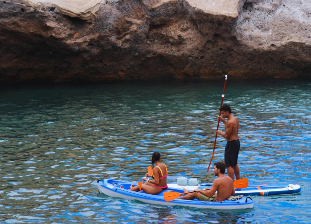 Excursion paddle surf + snorkeling depuis la plage d'El Pinque 90'