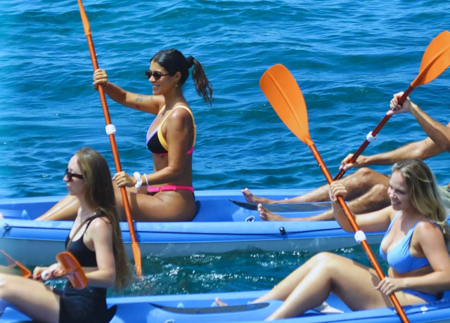 Triple kayak + snorkel route, Playa El Pinque 90'