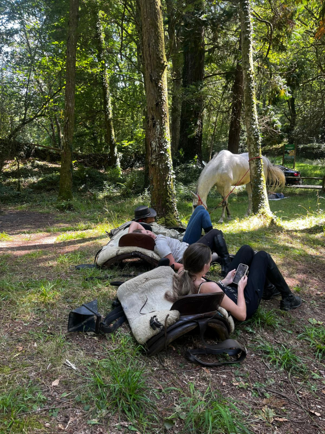  Eine Pause auf der Route zum Kraft tanken 