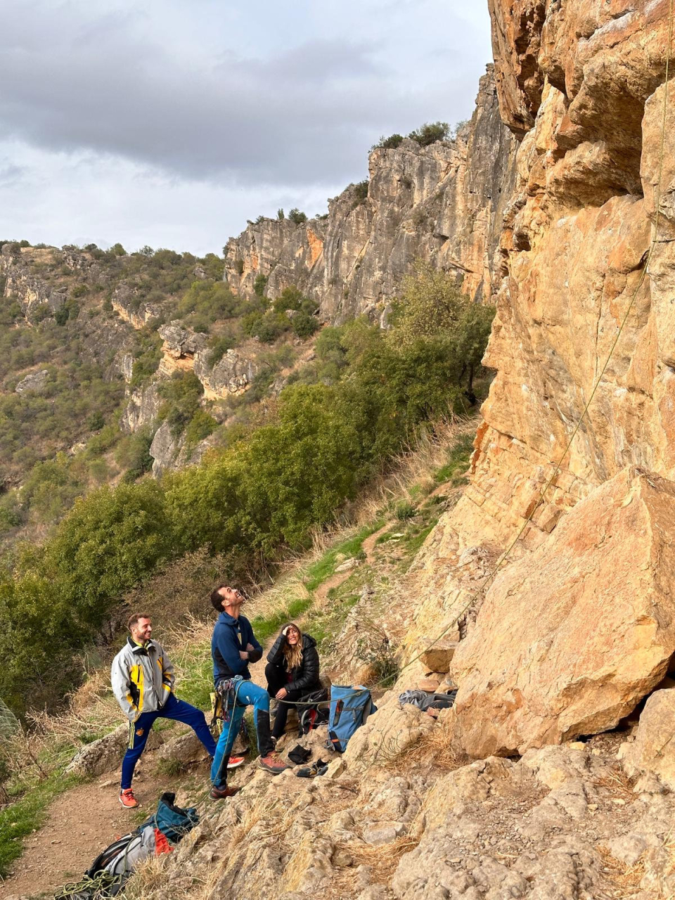  Initiation à l'escalade en groupe 