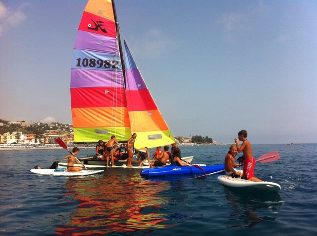Katamarankurs der 1. Stufe (6 Stunden) in Bordighera