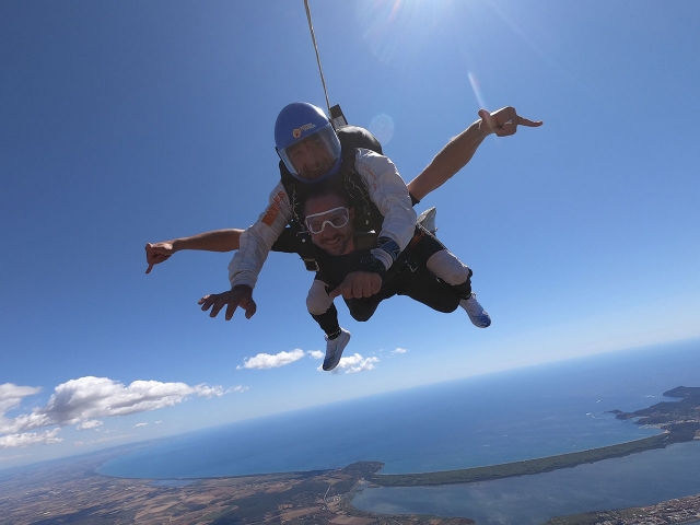 Fallschirmfoto und Video Costa Argento 4200m