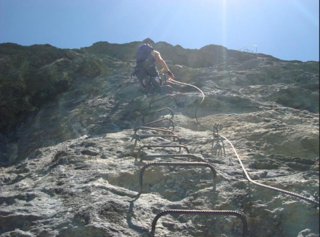 Ganztägiger Klettersteig im Val di Susa