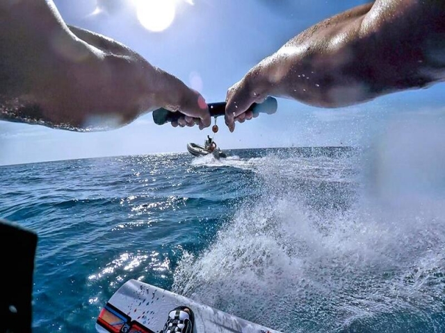 Der Standort des Wakeboardens in Syrakus 