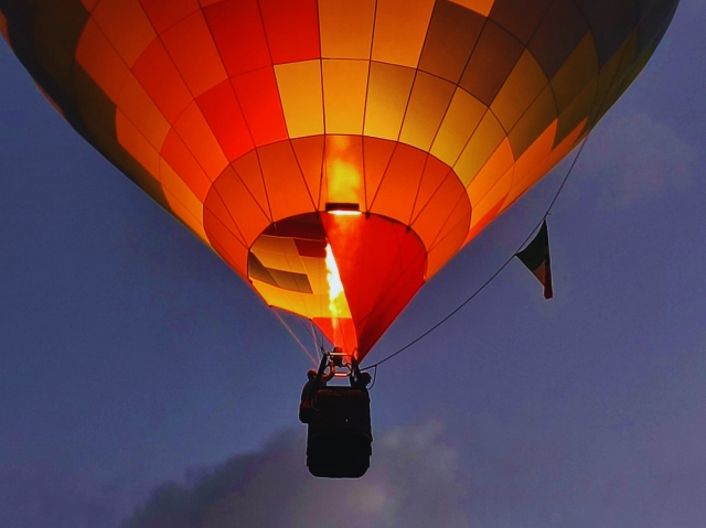 Paseo en globo aerostático por el Tíber fin de semana 1H
