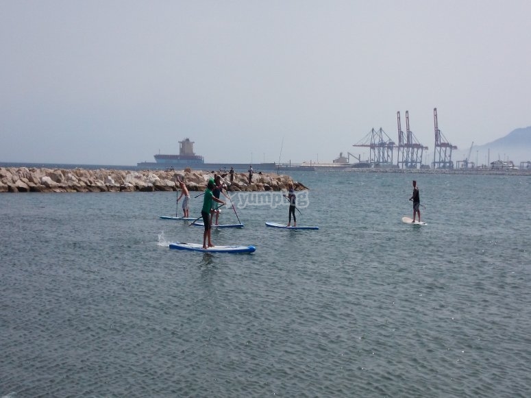 Curso Paddle Surf Málaga, 1h 45min, Nivel 1 desde 50€