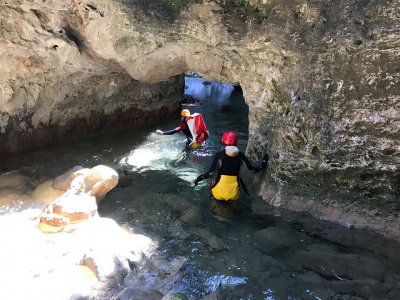 Barranco Os Lucas Orós iniciação em Biescas 3h