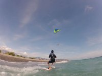 Water start Kitesurf