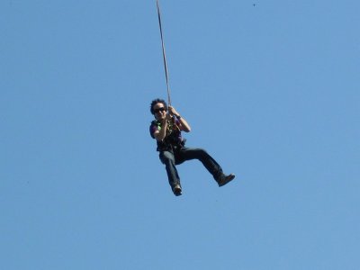 Salto de puenting en Aznalcóllar