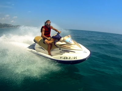 45 min jet ski route. from Cambrils