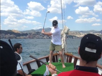 Alquiler de goleta 36 pax en Puerto Banús, 8 horas