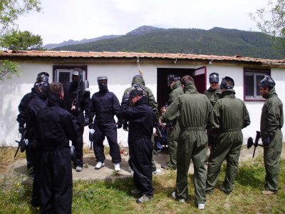 Despedida con paintball, novio gratis, Piedralaves