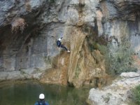 Rapel en el barranco