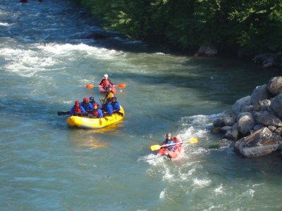 Discesa di rafting in Alto Tajo mezza giornata