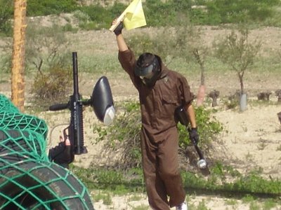 Partida de paintball con 300 bolas en Campo Real