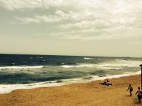 Waves in La Barceloneta